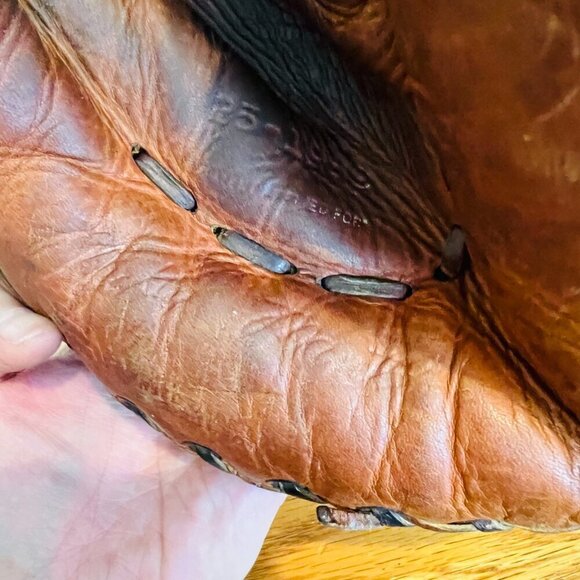 Vintage MICKEY MANTLE Rawlings Signature Model MM9 Baseball RHT Glove NY Yankee - Picture 5 of 16